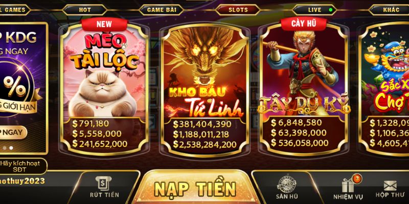 Game slot Nhatvip có số lượng người chơi tham gia đông đảo